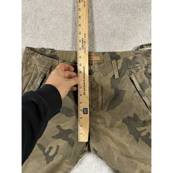 Joe's Jeans Green Camo Utility Skinny Ankle Jeans, Size 27, **1 broken Belt Loop - Picture 7 of 10